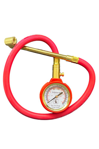 گیج تایر درجه باد لاستیک دارای سری نازل میله بلند برند توربو مدل میشلن EURODAIRO Tire gauge