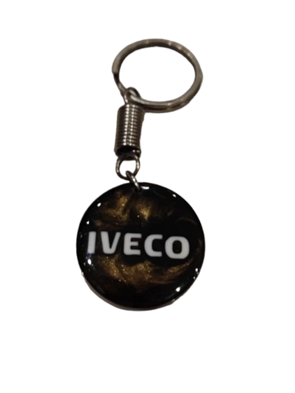 جا کلیدی فنردار رزینی گرد مدل ایویکو IVECO سر سوئیچ اسپرت آرم دار