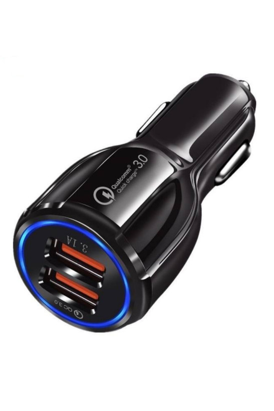 شارژر فندکی جیفیوز 30 وات مشکی مدل CR-64