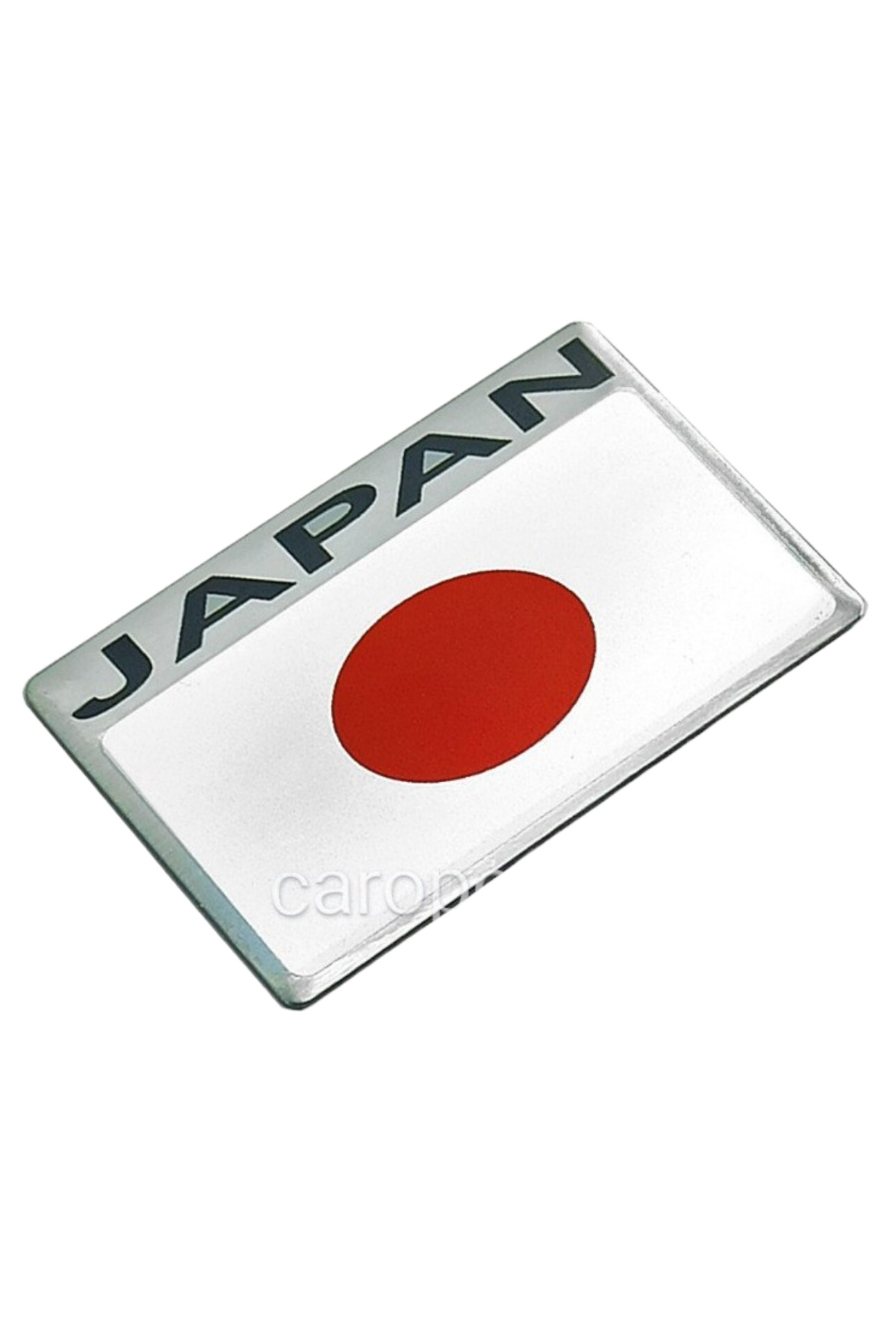 آرم اسپرت فلزی طرح پرچم ژاپن JAPAN