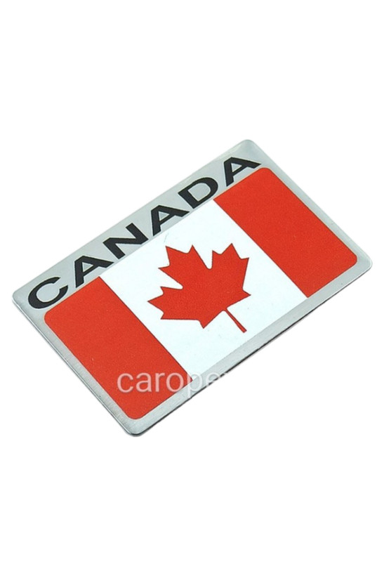 آرم اسپرت فلزی طرح پرچم کانادا CANADA