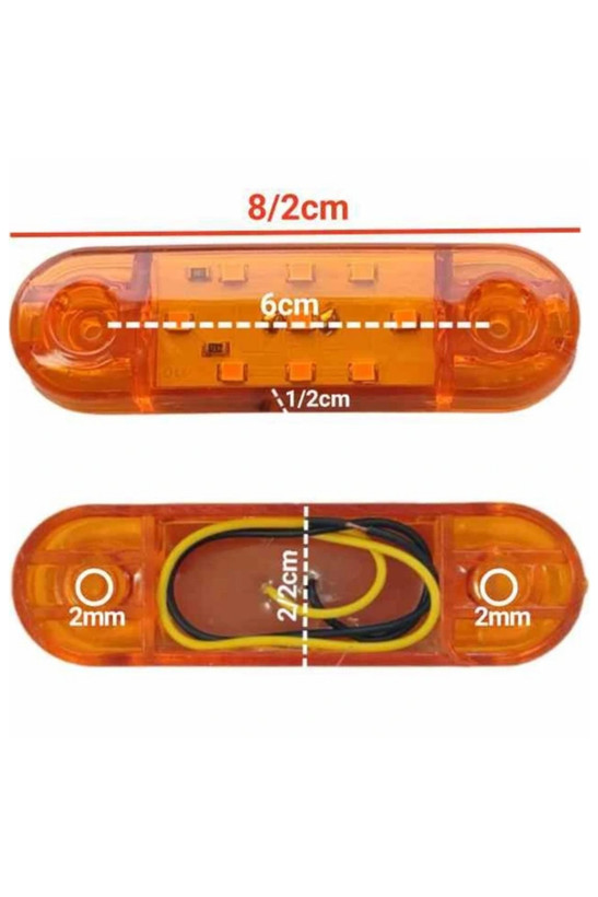 چراغ بغل ال ای دی کوچک آفتابی