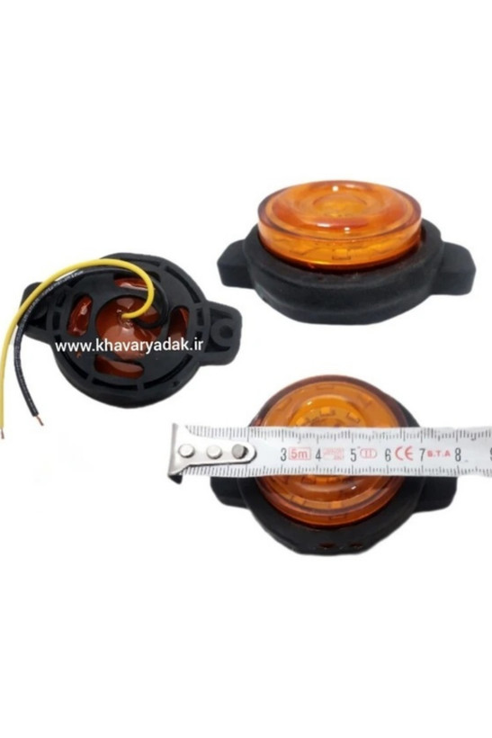 چراغ بغل نئون volvo چراغ بغل یکطرفه دور لاستیکی مناسب ماشین های سنگین طرح گرد با طلق و نور نارنجی 24 ولت چراغ بغل یکطرفه چراغ بغل یکطرفه لاستیکی چراغ بغل یکطرفه گرد چراغ بغل یکطرفه ۲۴ولت