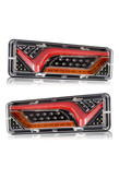 چراغ خطر لیزری مدل طرح تیک راهنما روان ولتاژ کاری 12 و 24 ولت LED SMD سایز بزرگ