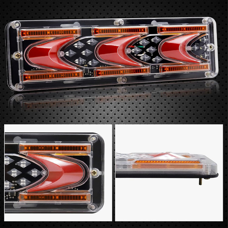 چراغ خطر اویکو440 چراغ خطر کامیون مدل ده سیلندری سه رنگ مناسب انواع کامیون های بنز ده تن و مایلر چراغ خطر ده سیلندری چراغ خطر کامیون ده سیلندری