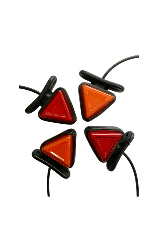 چراغ بغل لاستیکی دو طرفه مثلثی چراغ بغل چراغ لاستیکی چراغ دوطرفه چراغ مثلثی چراغ بغل دوطرفه